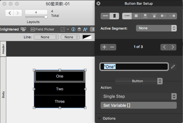 [FileMaker] 微調 Button Bar 的 Hover 狀態 – FileMaker 小子